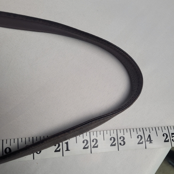 Vintage Fossil Brown Pebbled Leather Small Crossbody Purse - Picture 14 of 16